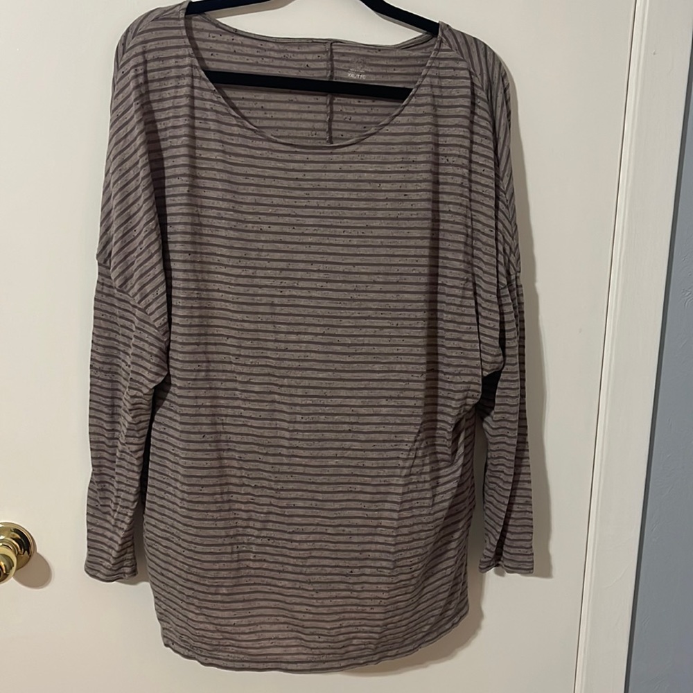 Tan stripe Mossimo long sleeve top